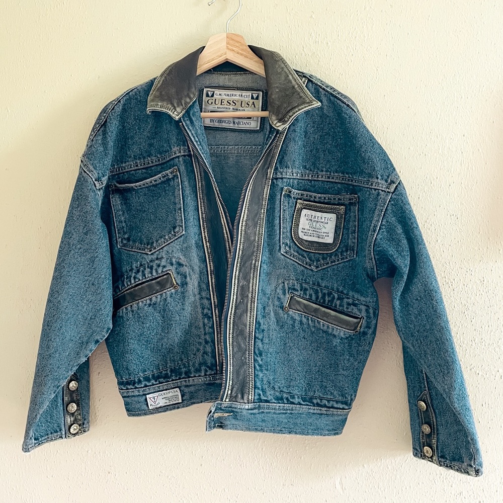 Vintage Guess by Georges Marciano Denim Jacket Size M